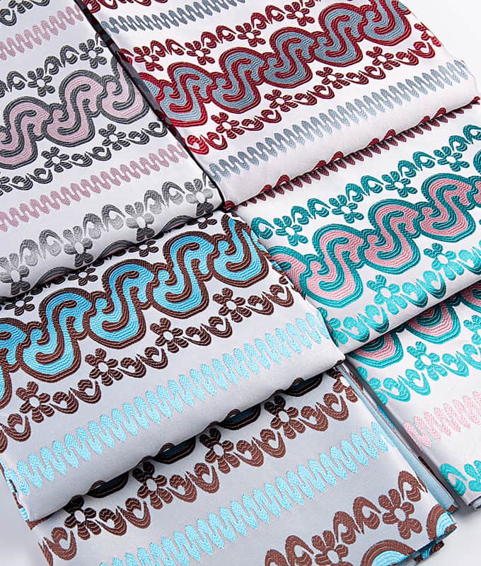 ผ้า Jacquard โพลีเอสเตอร์พื้นผิว 3 มิติรูปตัว S สำหรับผ้าซิ่น